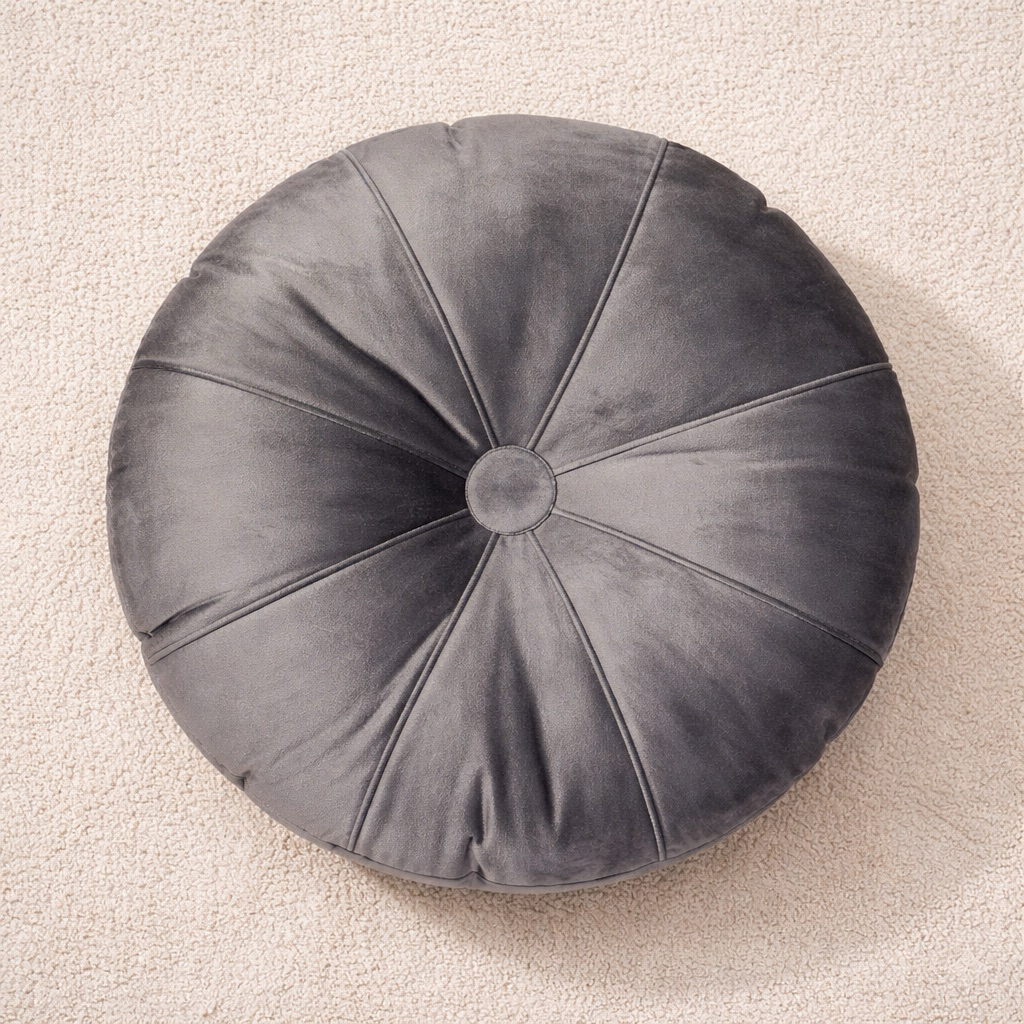VELVET PILLOW, Bantal sofa bulat aesthetic mewah, round pillow, sofa pillow