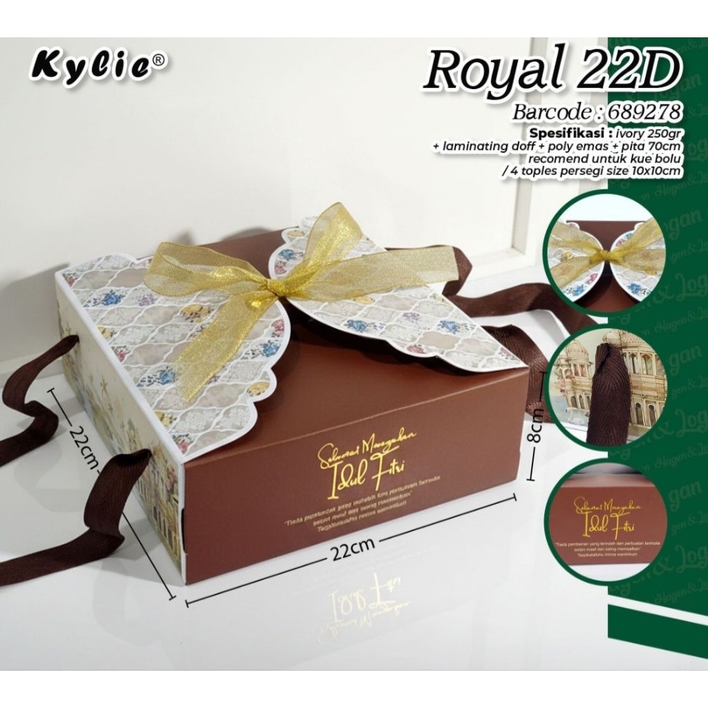 5 PCS BOX DUS HAMPERS IDUL FITRI EID MUBARAK LEBARAN