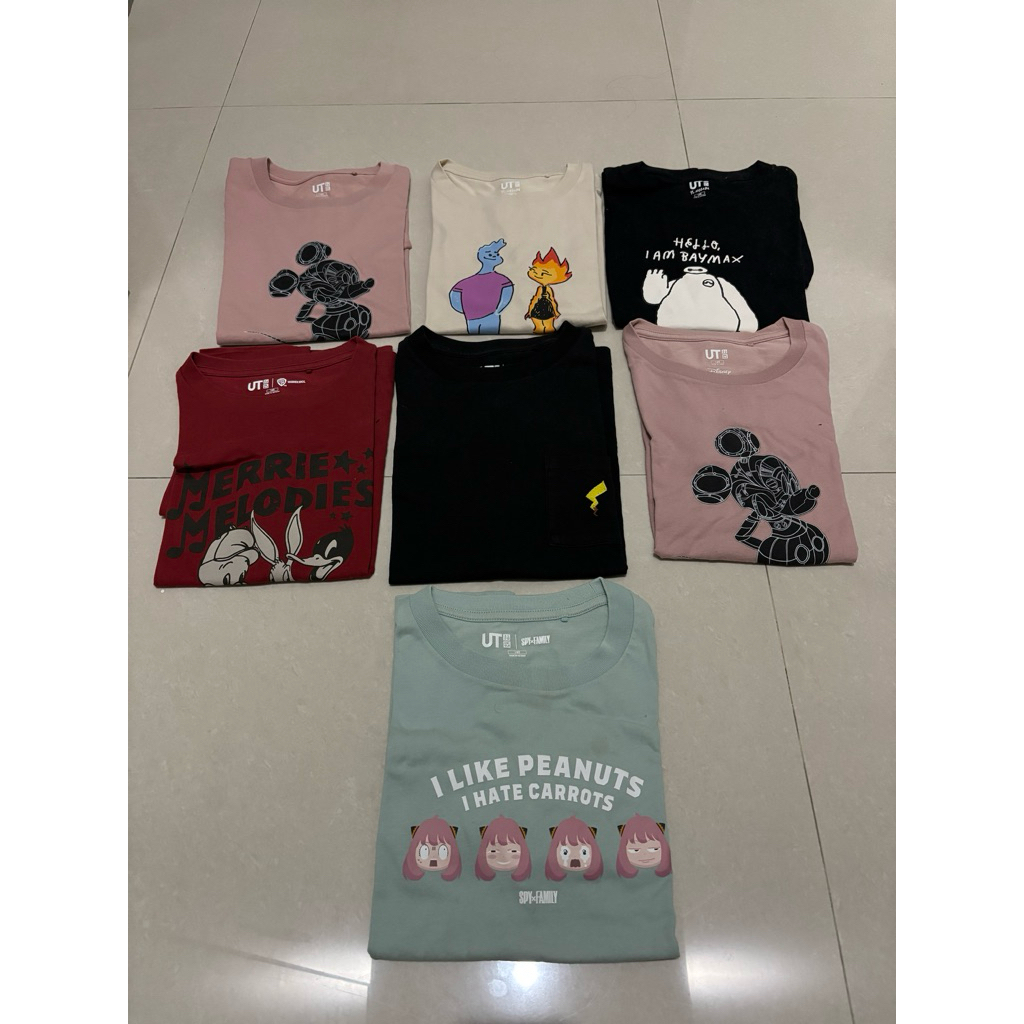 preloved kaos anak UT UNQ UNIQLO