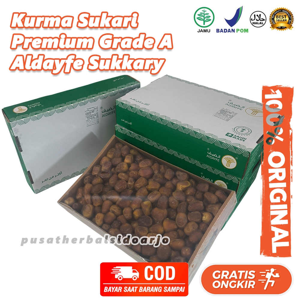 Kurma Sukari Amira 3 KG Grade A Kualitas Segar