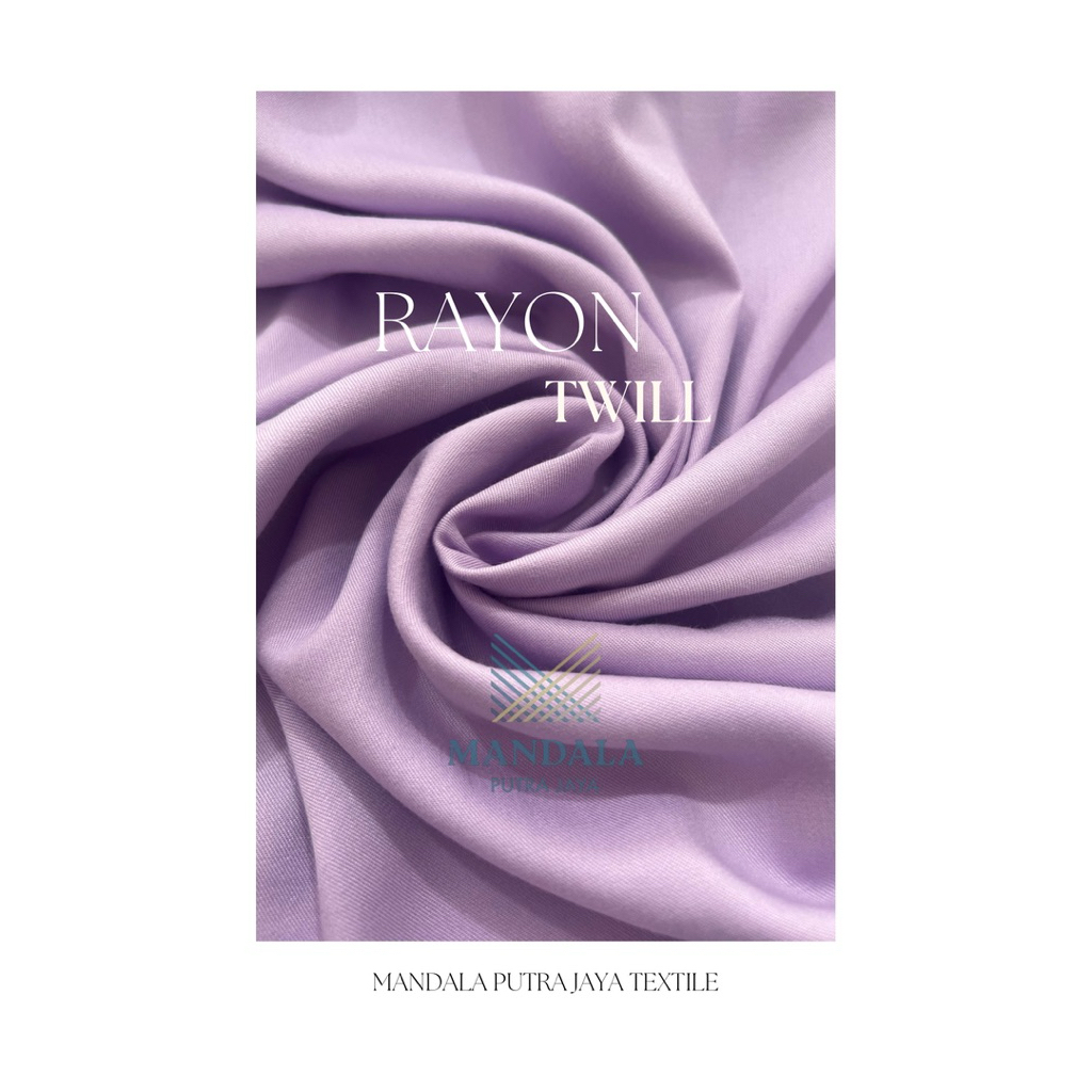 MPJ - RAYON TWILL / RAYON PREMIUM / RAYON KEMEJA / BAHAN RAYON / KAIN RAYON PREMIUM