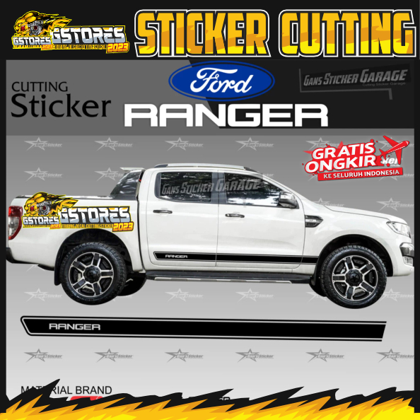 GStores Ford Ranger Variasi sticker Akaseoris Ford Ranger