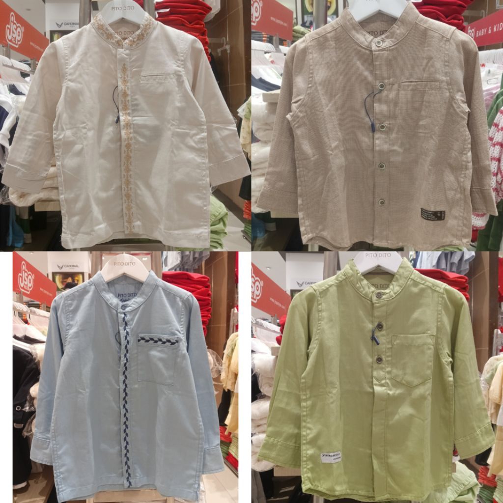 (4-14 tahun) KEMEJA KOKO ANAK ORIGINAL PITO DITO