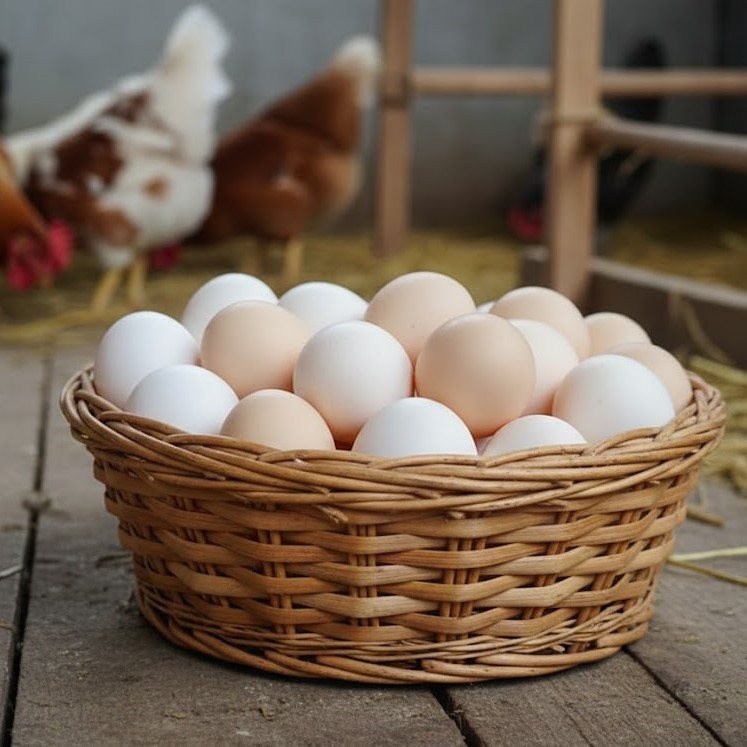Telur ayam kub fertil untuk ditetaskan