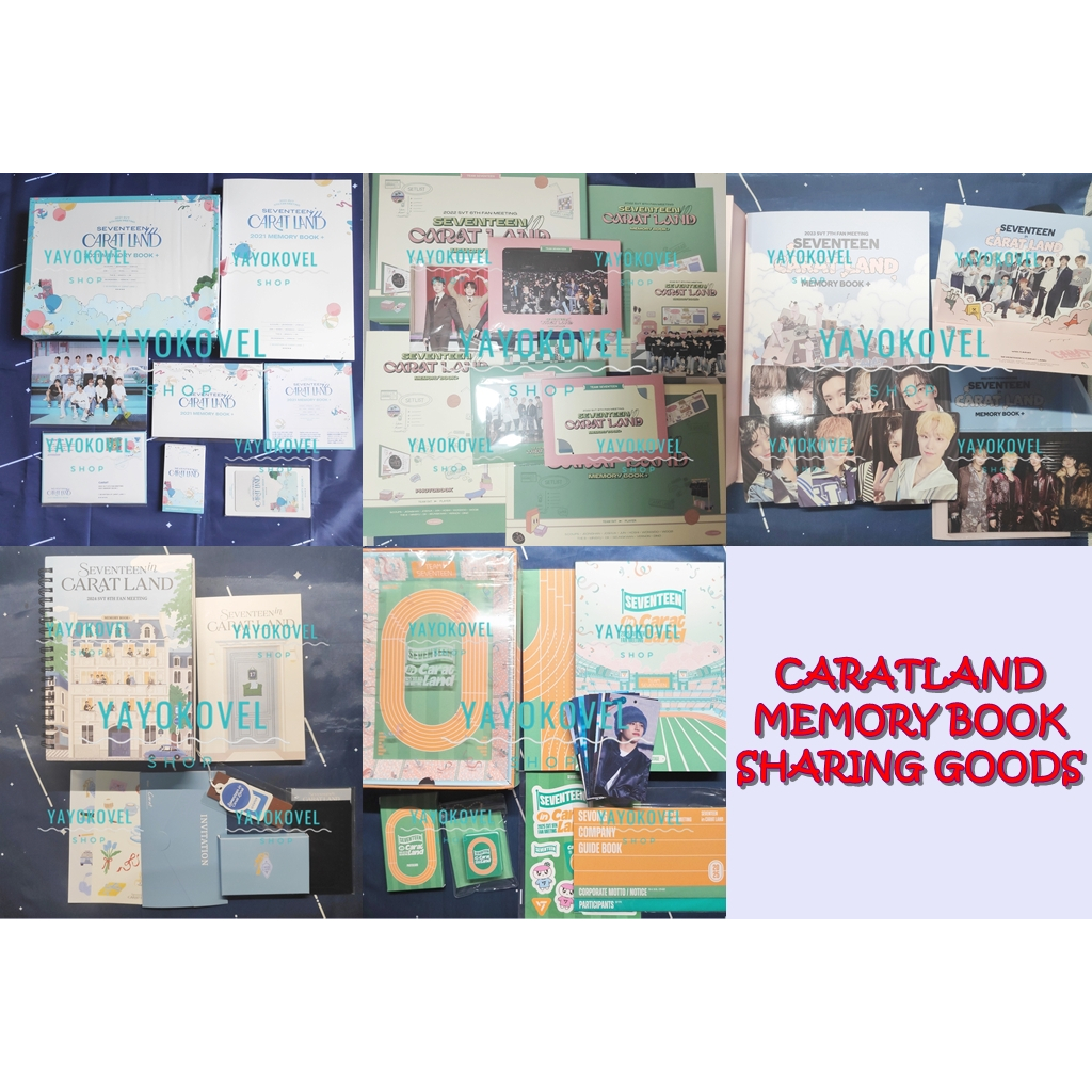 [READY] SEVENTEEN - CARATLAND 2025 - 2024 - 2023 - 2022 - 2021 MEMORY BOOK - DVD - DIGITAL CODE - SH