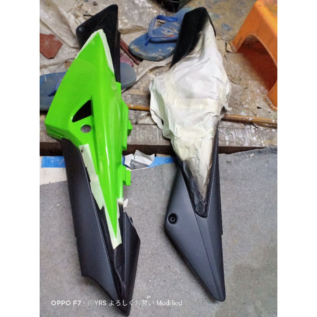 Body belakang Ninja RR OLD SE Second Original