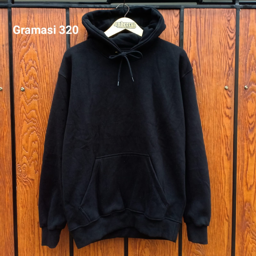 Hoodie Polos Fleece Cotton 330gsm | Hoodie fleece cotton Tebal 330gsm |  Hoodie premium 330gsm