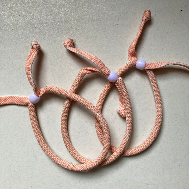 3 Pcs Gelang Tali Persahabatan Lucu - Gelang Couple Bestie Imut Aksesoris Wanita