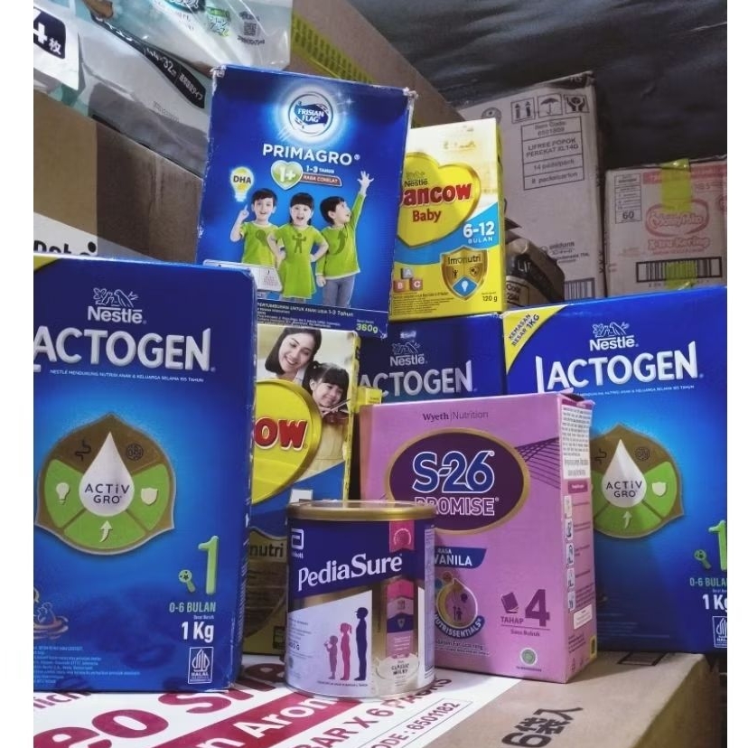 SUSU AFKIR EXPIRED PAKAN TERNAK UMPAN PANCING DLL DANCOW FRISIAN FLAG LACTOGROW PRIMAGRO LACTOGEN