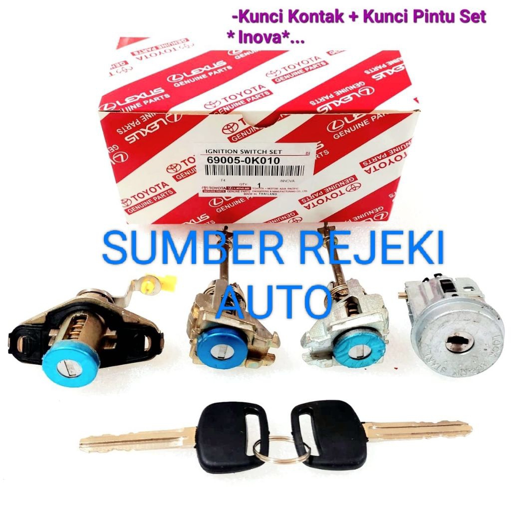Kunci kontak plus kunci pintu set Kijang Innova