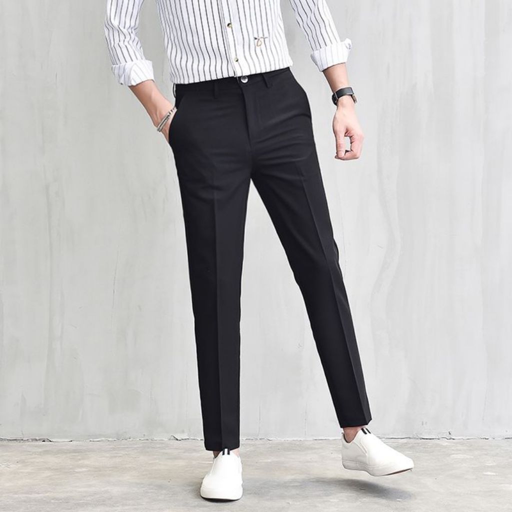 Celana Panjang Slimfit Pria – Outfit Stylish Anak Muda Kekinian