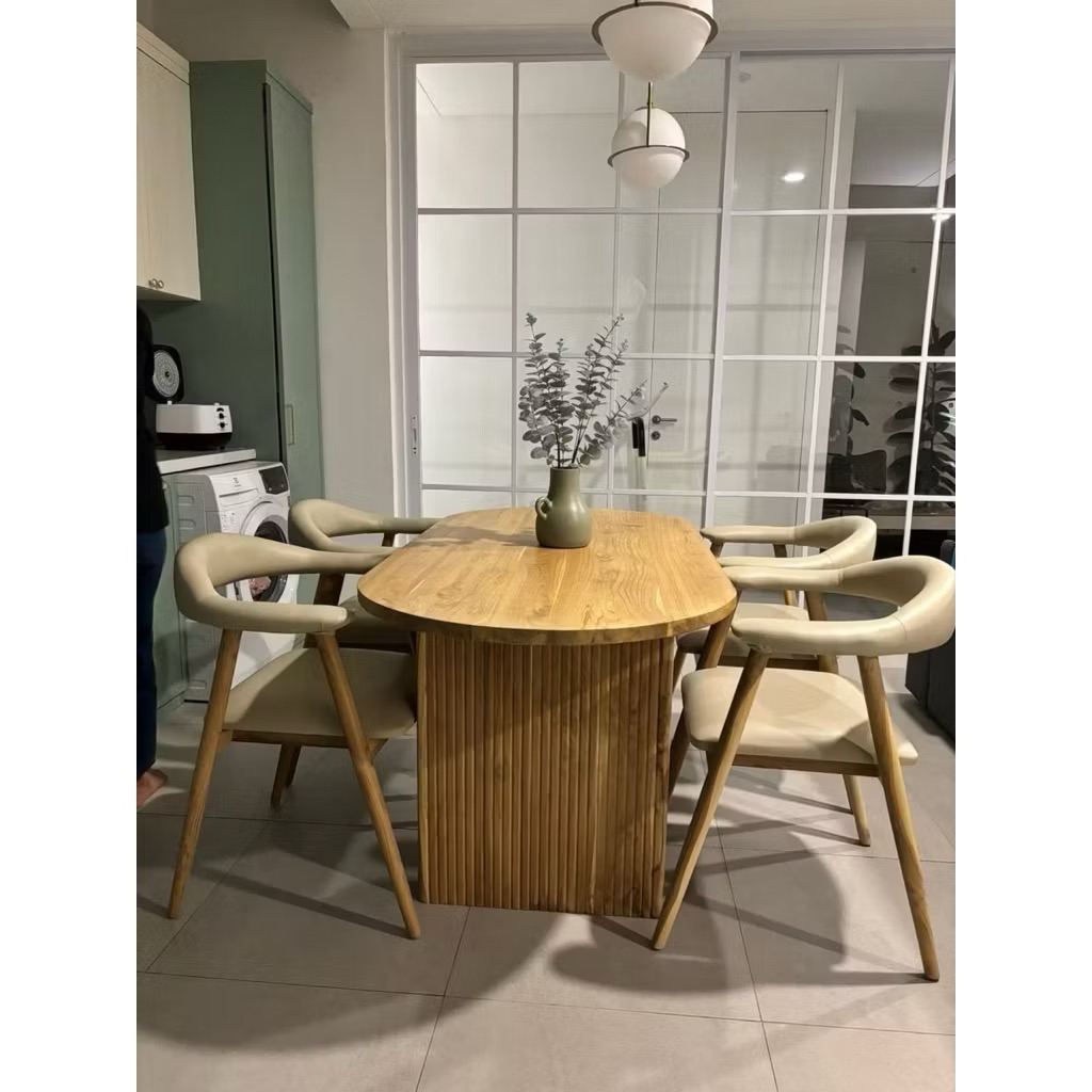 meja makan jati meja makan minimalis meja makan salur jati meja makan minimalis kayu jati