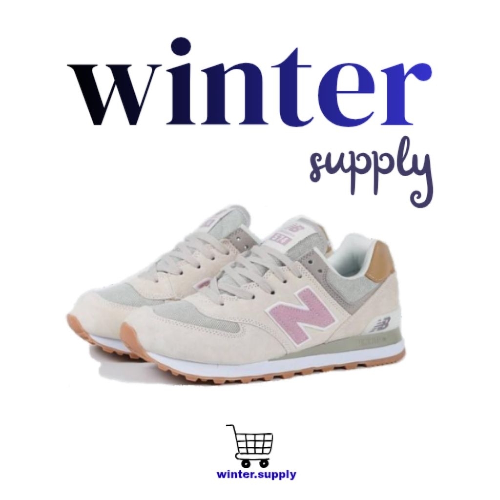 WINTER - Sneakers NB 574 Beige Pink "100% BNIB"