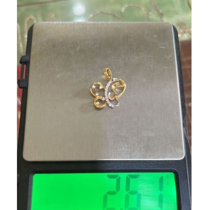 liontin gold - kadar 700 - emas 22k - harga disc