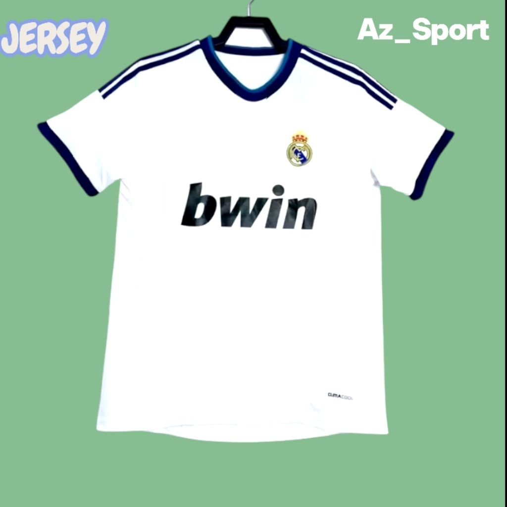 Jersey Bola RETRO Madrid Home 12/13