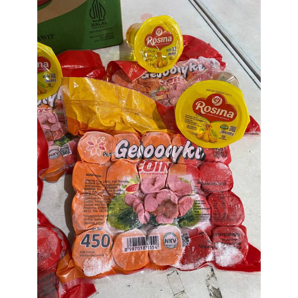 Geboooyku Kornet Ayam 450gr FREE MINYAK GORENG GELAS