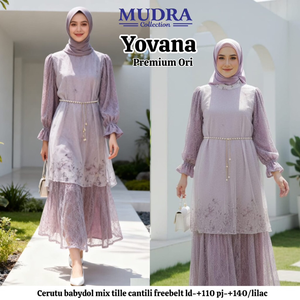 GAMIS DRESS YOVANA ORIGINAL BY MUDRA