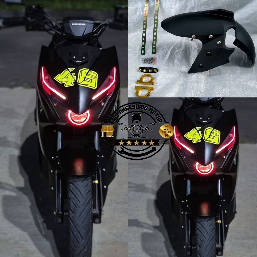 SPAKBOR DEPAN HONDA BEAT STREET NEW 2020 - 2026 LENGKAP PLAT BAUT SPAKBOR VARIASI BEAT STREET