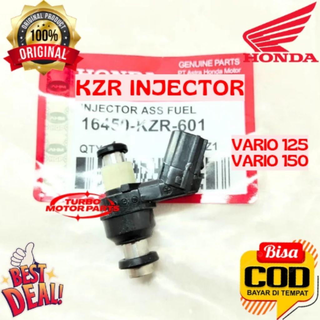 INJECTOR ORIGINAL HONDA KODE KZR, INJECTOR VARIO 125, INJECTOR VARIO 150