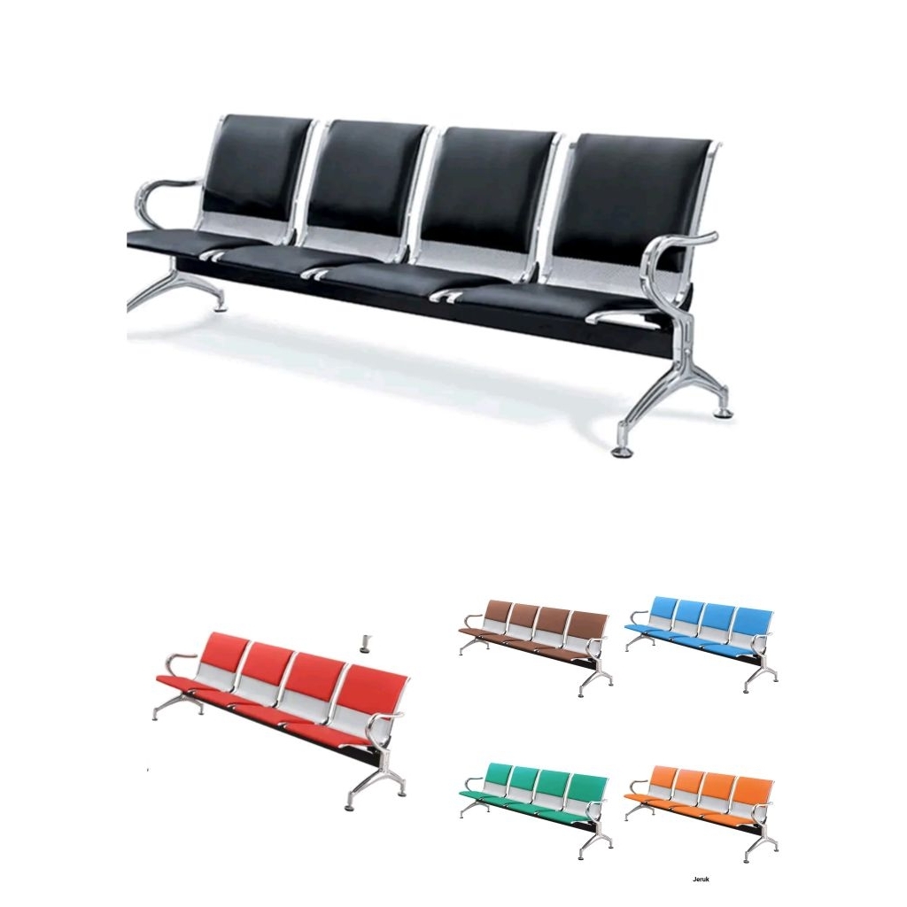 kursi tunggu 3 seat + busa