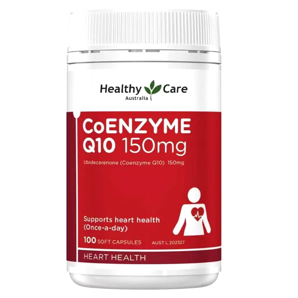 Healthy Care Coenzyme Q10 CoQ10 150mg 150 mg isi 100 caps capsules kapsul