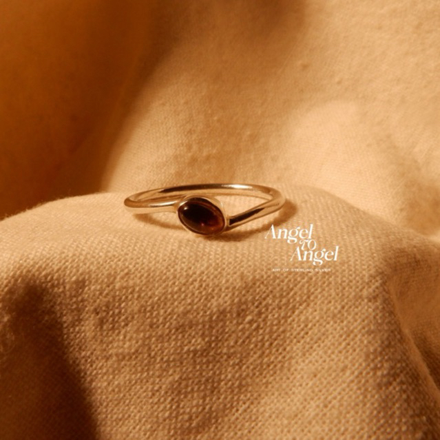 CINCIN WANITA ELEGANT STERLING SILVER 925 A UC 12 TR RING