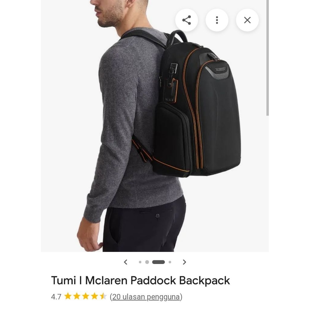 Tumi McLaren new with dust bag