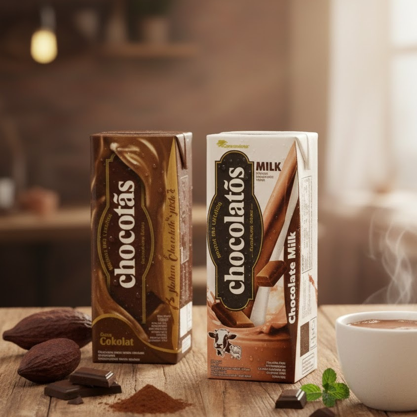 CHOCOLATOS DRINK 190ML / CHOCOLATOS DRINK ITALIAN CHOCO 190ML / CHOCOLATOS UHT CHOCO MILK 190ML