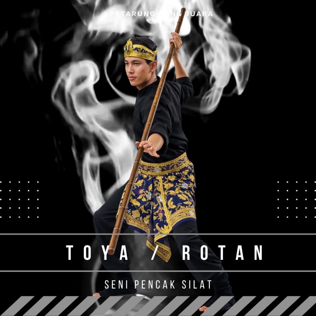 Toya Rotan Pencak silat tongkat rotan pencak silat
