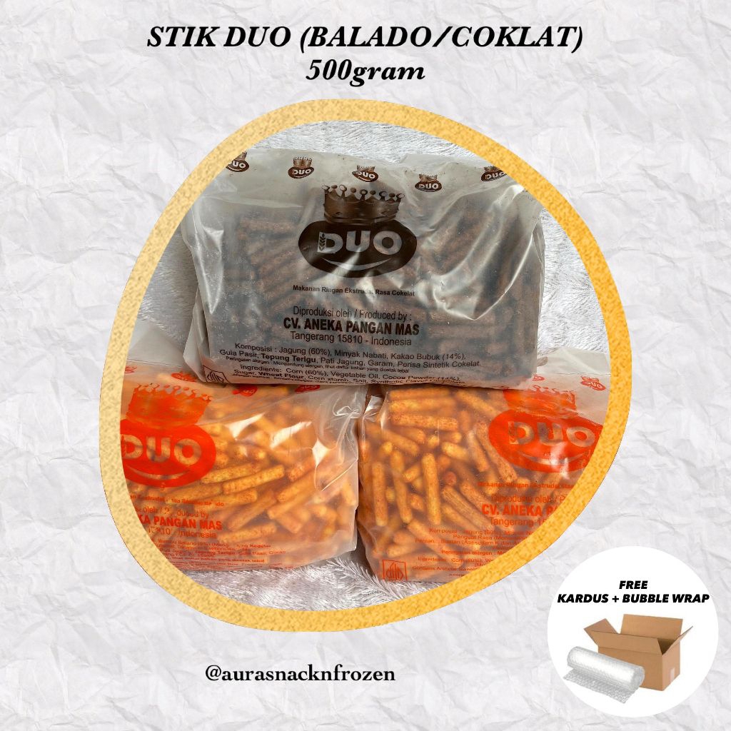 STIK DUO 500GR (Balado/Coklat)