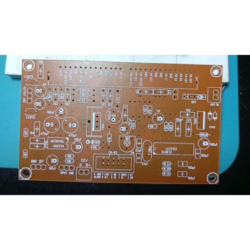 PCB TUNER FM Mitsumi FAE347 LC72131