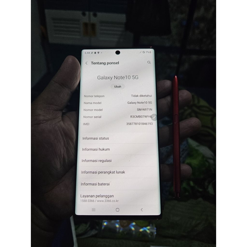 samsung note 10 12/256 inter single sim