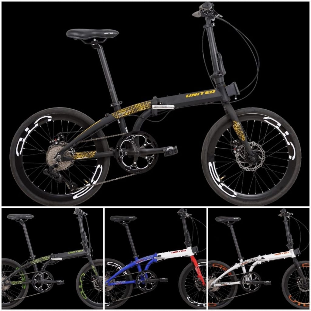 Sepeda Lipat 20 United Nigma 10 speed