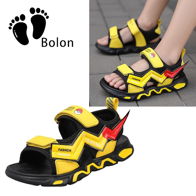 Bolon Sandal Anak Laki Non-Slip Nyaman Usia 3-15 Tahun
