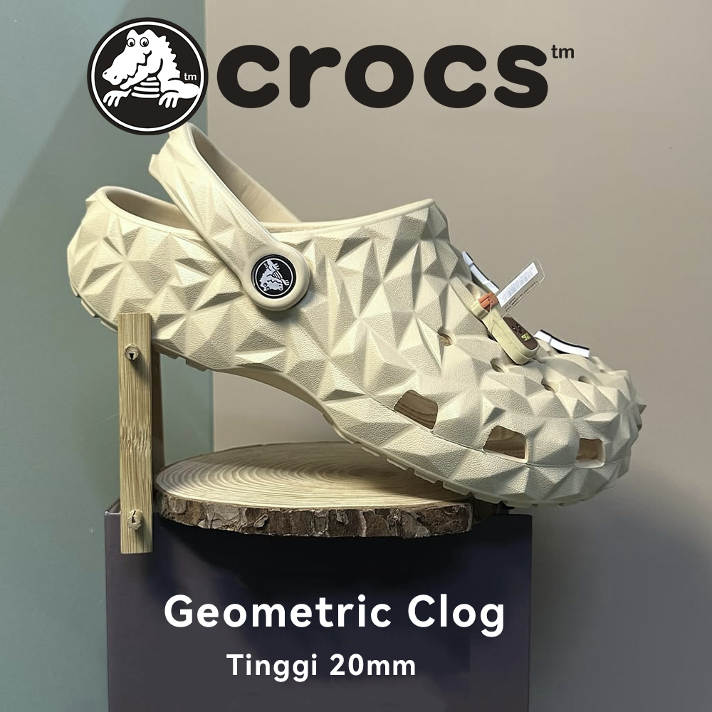 [COD]ORI Crocs Classic Geometric Clog Unisex Sandal/Crocs Pria/Crocs Wanita/Sandal Pria/Sandal Wanit