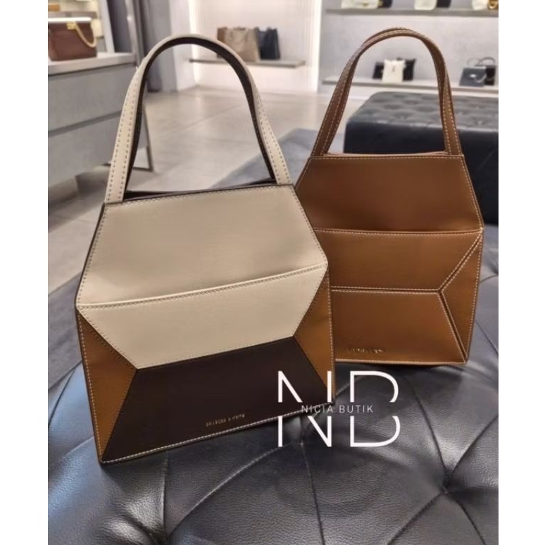 Tas ck tote geometric nasrin - colourblock