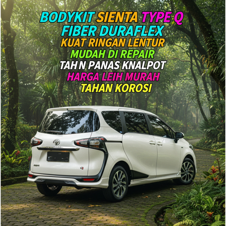 BODYKIT sienta type q bodikit sienta bodikit toyota sienta type q