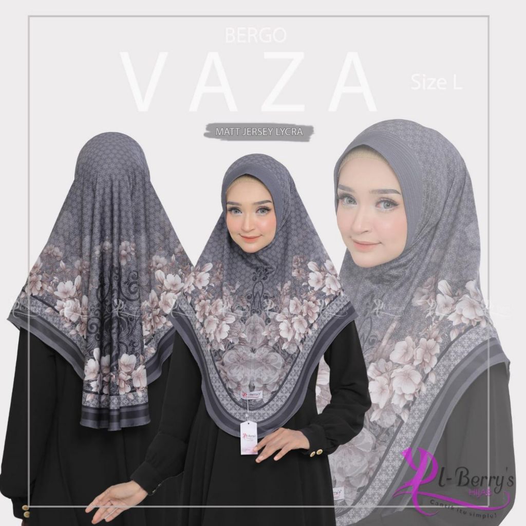 Hijab Instan Bergo Motif Sublim El Berrys VAZA