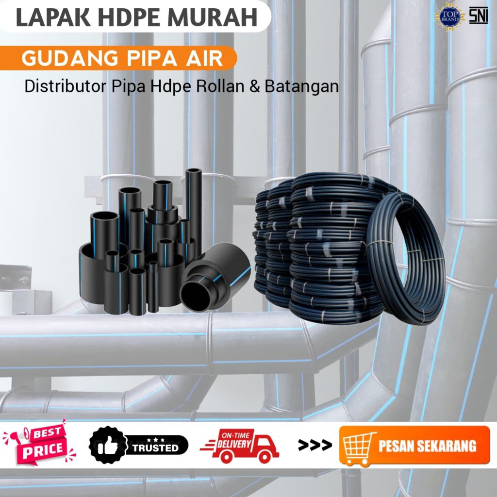 Pipa Hdpe 20mm PN16 | Pipa Air Hdpe | Distributor Pipa Hdpe