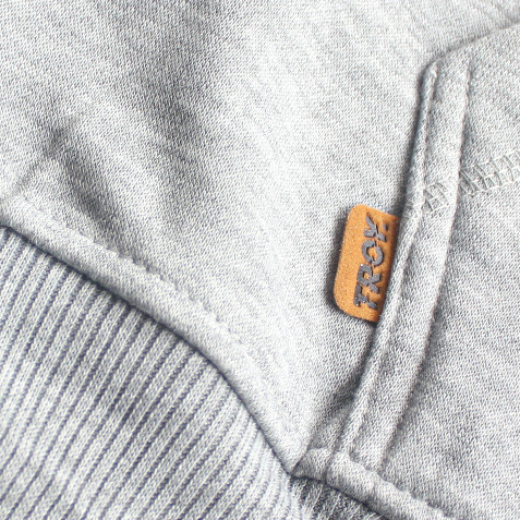Troy Company Hoodie Zipper Grey Misty Arrow Wolf - Hoodie Zipper Hoodie Abu Misty ZHD 2844