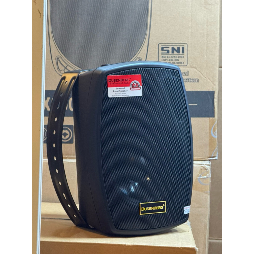 DS6B Speaker Pasif DUSENBERG Speker Dinding 6 Inch 1 Unit Original Wall Mount Garansi Resmi 2 Tahun Suara Jernih Toko Cafe Sekolah Rumah Ibadah Sound System Indoor Outdoor Masjid Aula Hajatan Meeting Acara Nyanyi Lagu MC DJ Dynamic Bass Audio Event Bagus