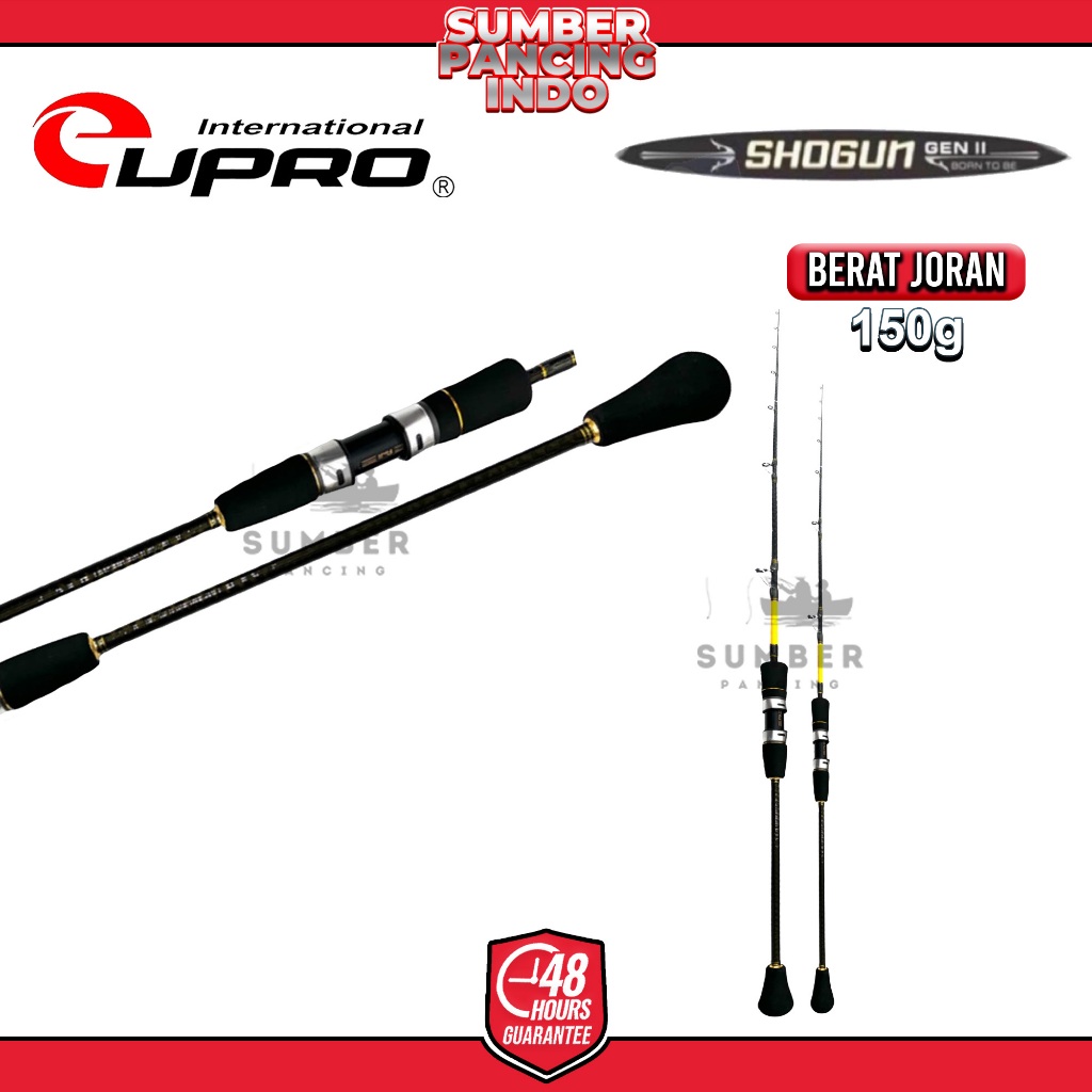 Joran Pancing Eupro Shogun Gen II Spinning & Overhead Carbon Hollow Helix Construction Full Fuji | J