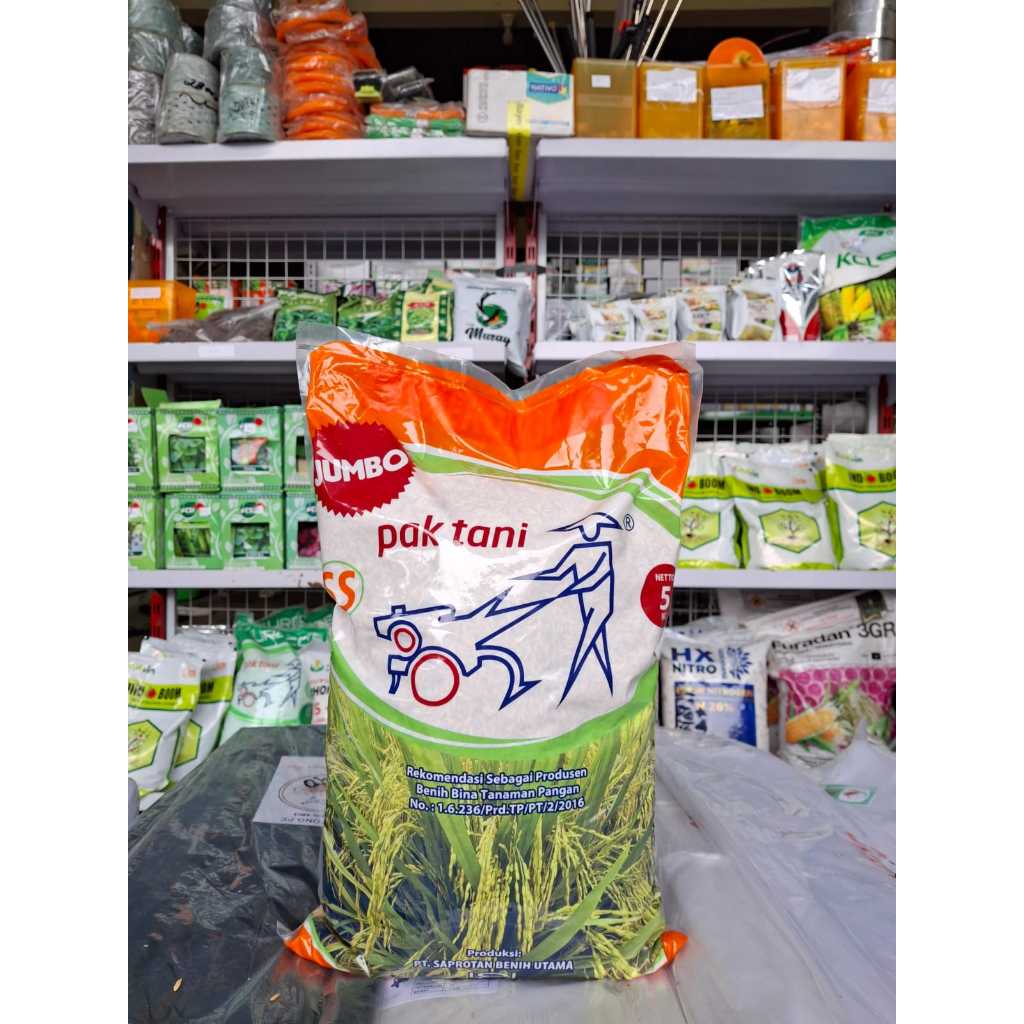 PAK TANI Benih Padi INPARI 32 Jumbo Hasil Tinggi Tahan Hama 5kg