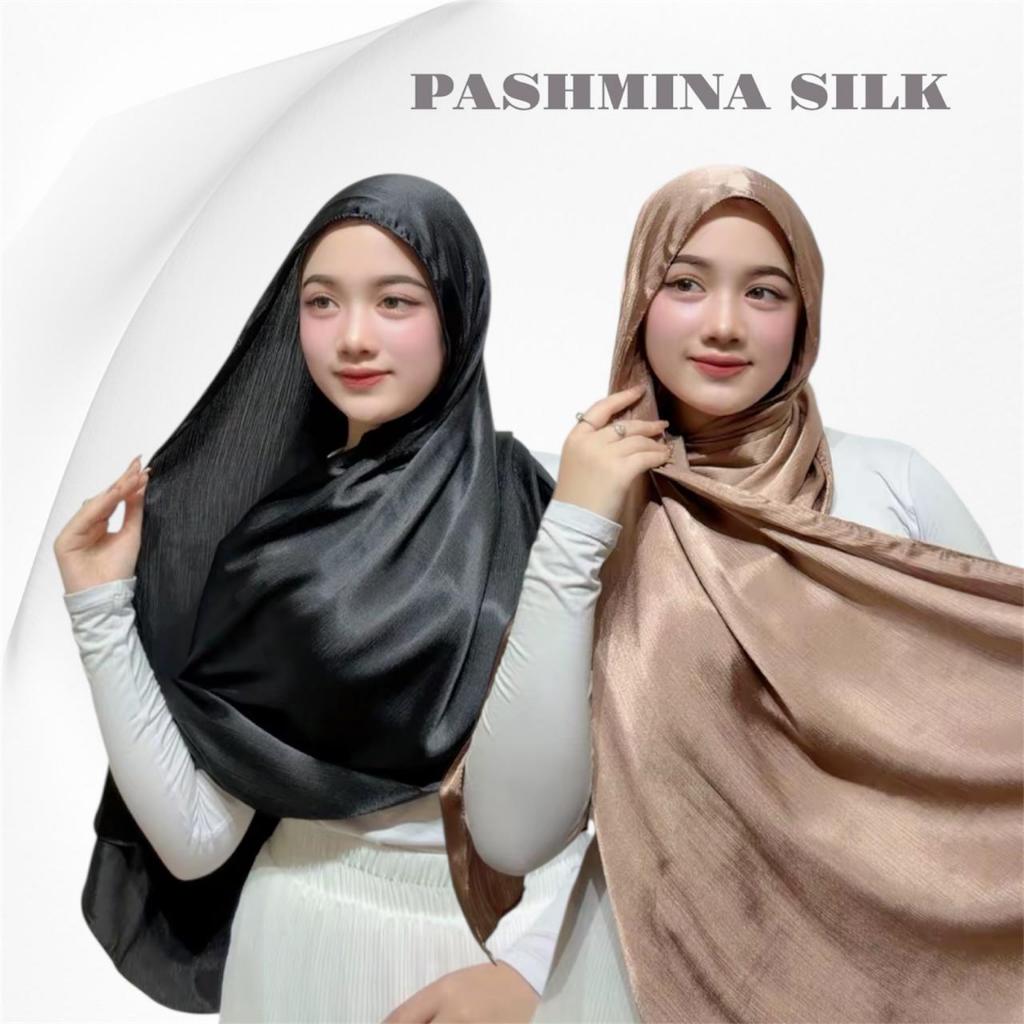 Hijab Pashmina Cardenza Silk|| Pashmina Satin Silk|| Pashmina Cardenza Luxury Silk