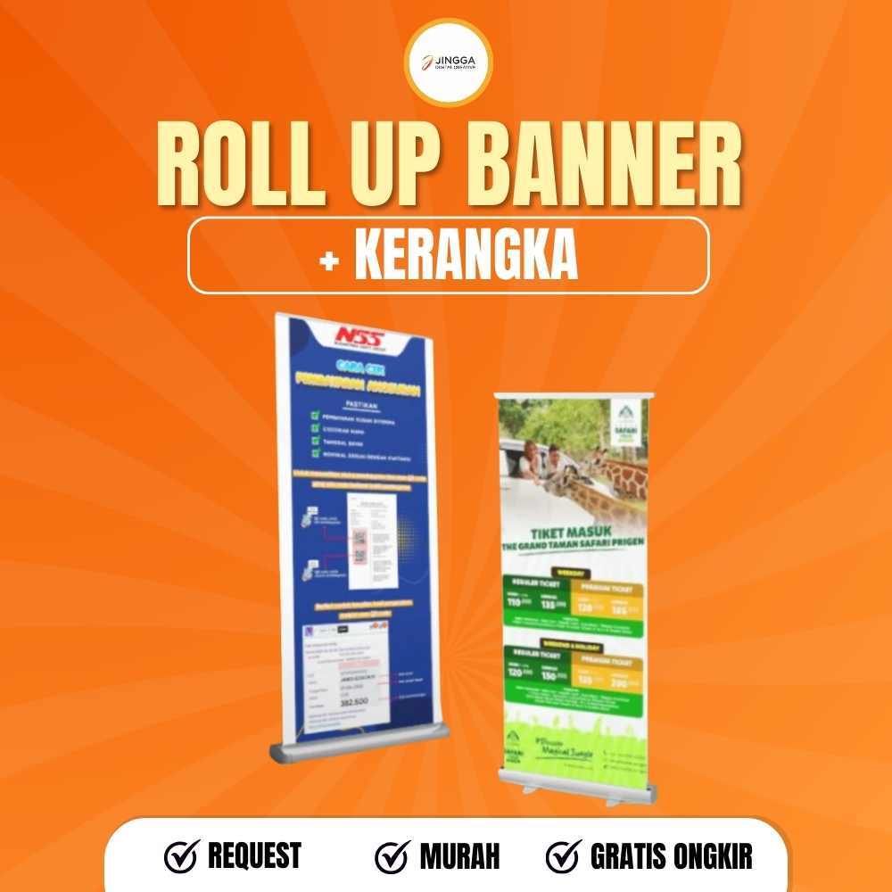 [JINGGA] Roll Up Banner | Custom Roll Up Banner | Banner