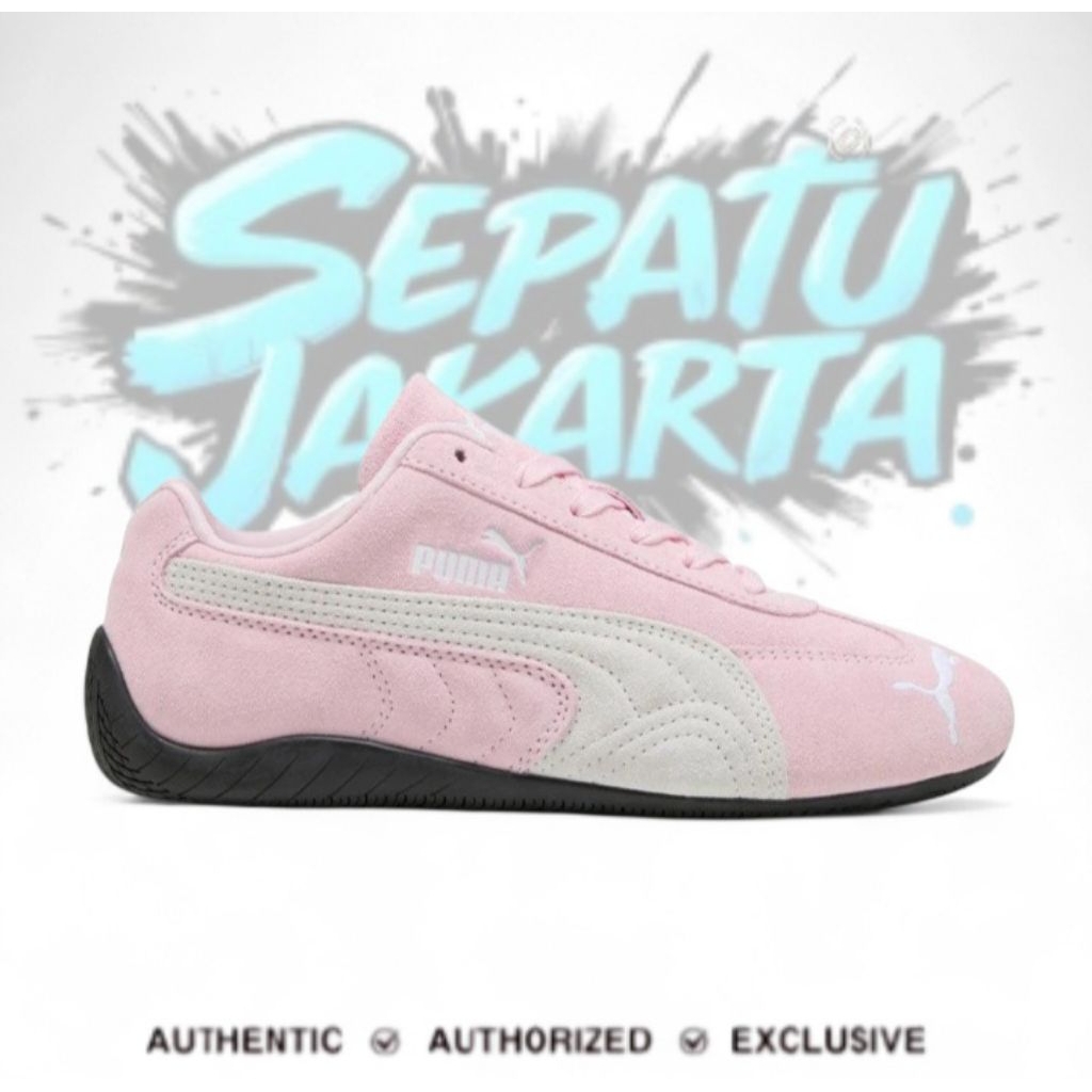 Sepatu Puma Speedcat OG Pink White Suede