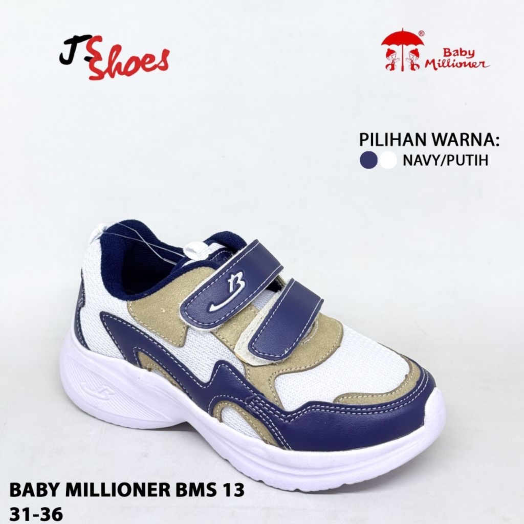 BABY MILLIONER BMS 13 - SEPATU ANAK BABY MERK BABY MILLIONER ORIGINAL