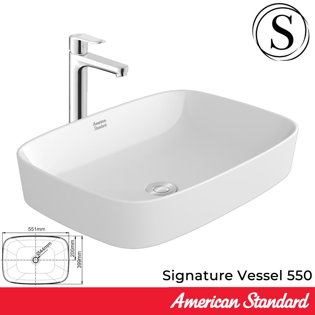 Wastafel Meja American Standard Signature 550