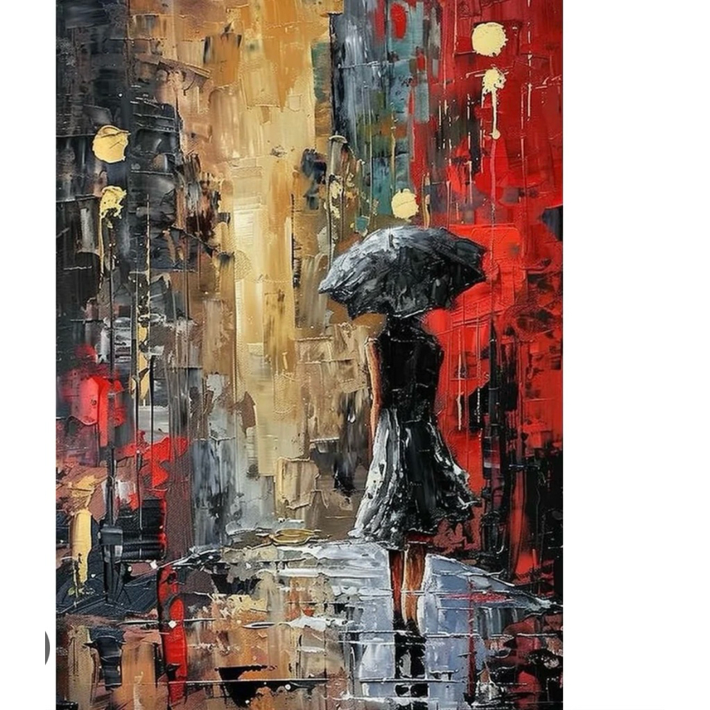 LUKISAN KANVAS /LUKISAN ABSTRAK