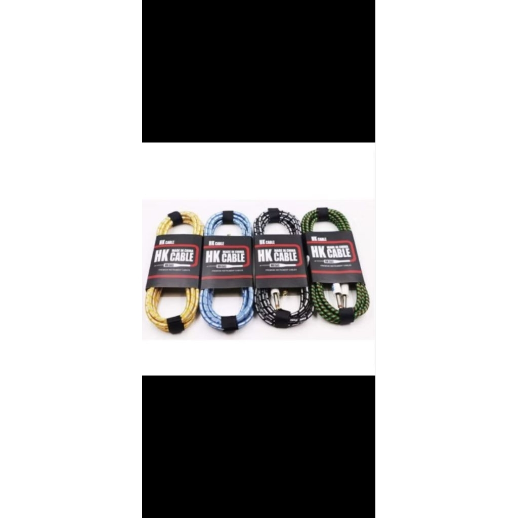 KABEL JACK AUDIO HK CABLE PANJANG 5 METER / KABEL JACK GITAR / KABEL JACK KEYBOARD / KABEL JACK BASS